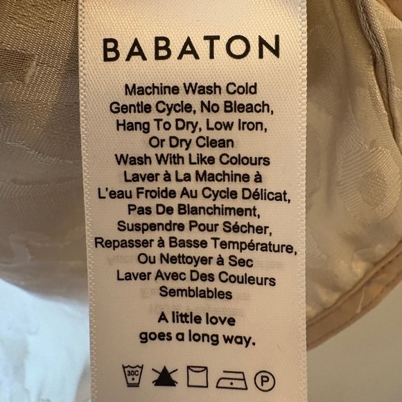 BABATON Sheer Randy Blouse Size Small - Picture 5 of 7